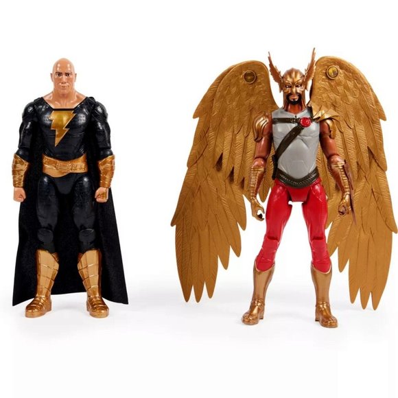 DC Black Adam & Hawkman 12" 1st Edition Action Figures 2 Pac 100% New Sealed - Picture 9 of 11